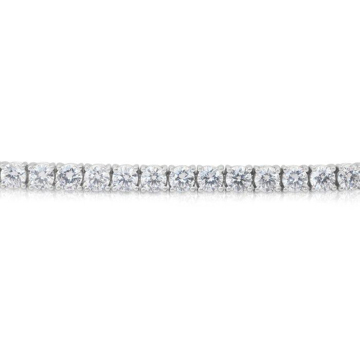 Graceful 9.50ct Diamonds Tennis Bracelet in 18k White Gold - IGI Certified