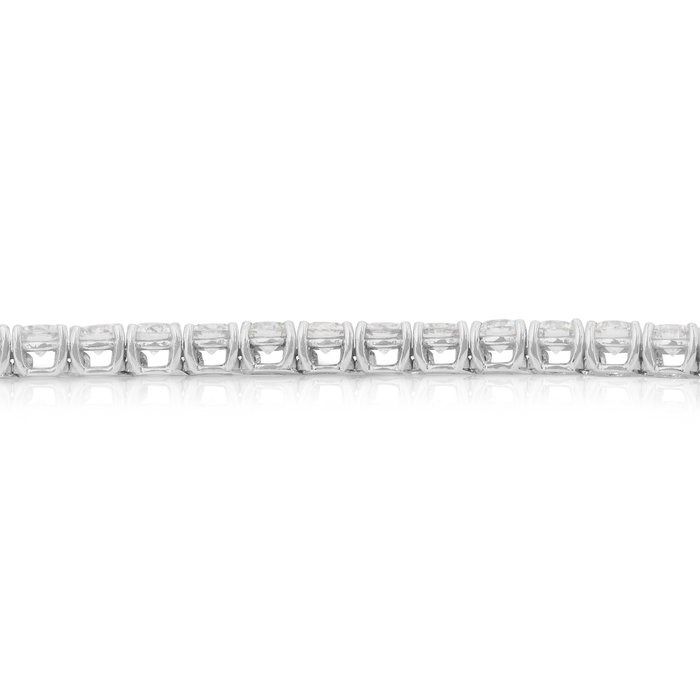 Graceful 9.50ct Diamonds Tennis Bracelet in 18k White Gold - IGI Certified