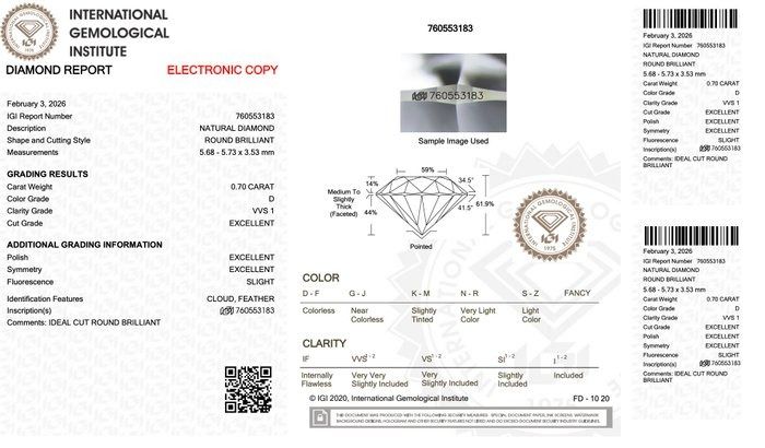 IGI Certified 1.08ct Diamonds Cluster Ring in 18k White Gold