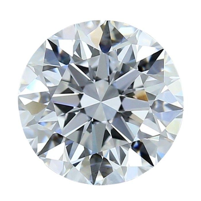 IGI Certified 2.01ct Round-Shaped Diamond