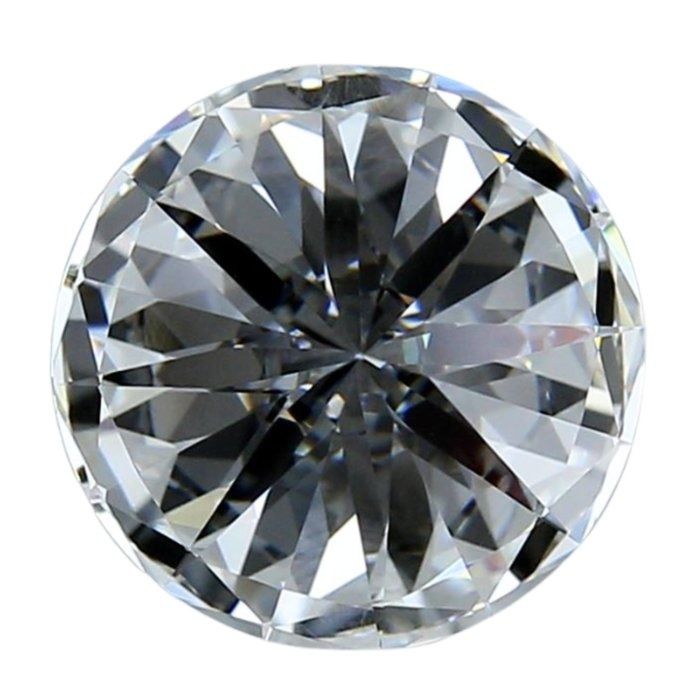 IGI Certified 2.01ct Round-Shaped Diamond