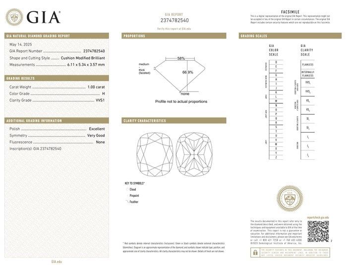 Luminous 1.36ct Diamonds 3-Stone Ring in 18k White Gold - GIA Certified