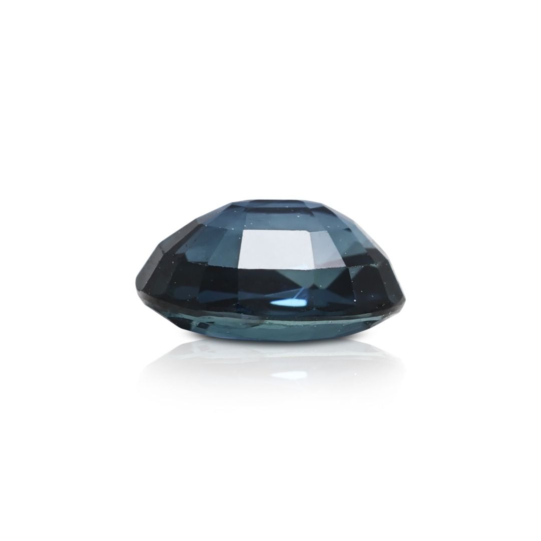 Mysterious 1.00ct Dark Blue Oval Sapphire Loose Gemstone
