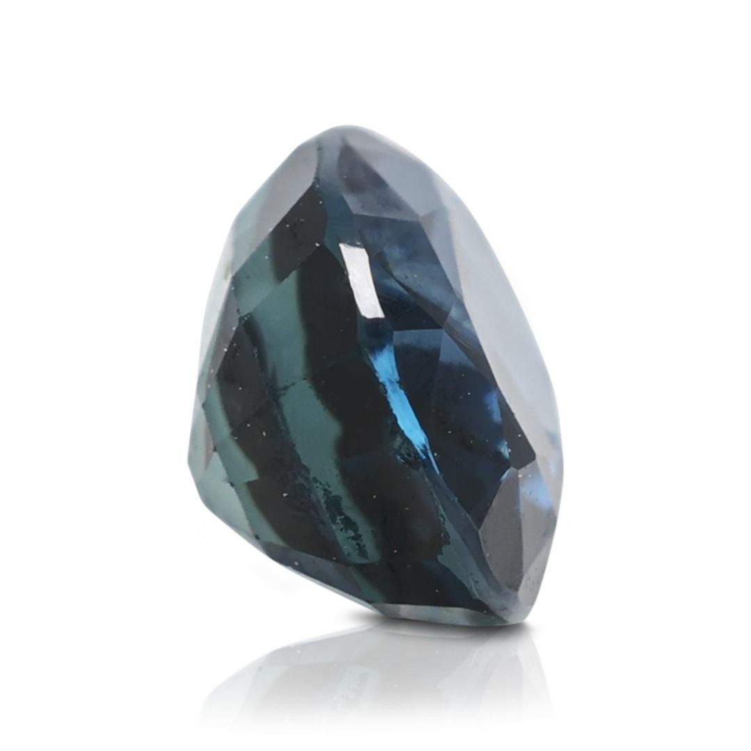 Mysterious 1.00ct Dark Blue Oval Sapphire Loose Gemstone