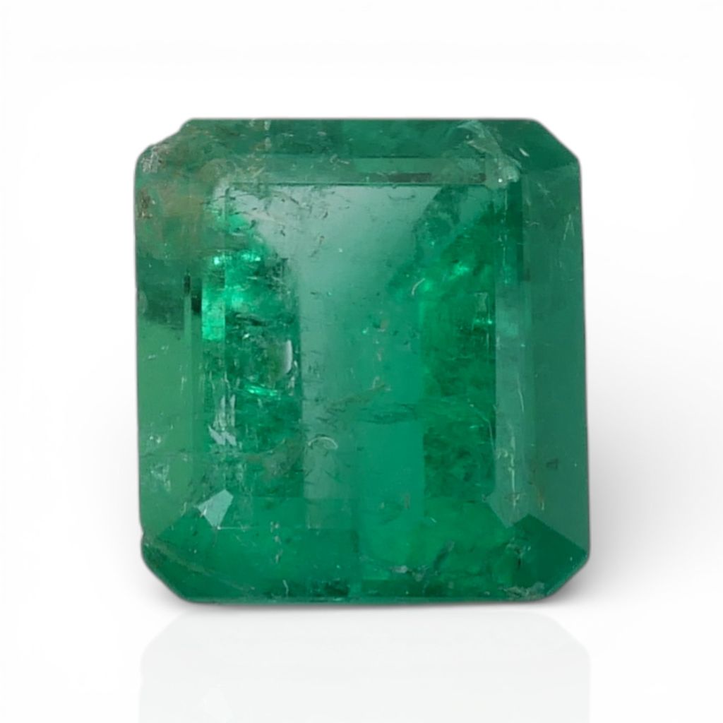 GIA Certified 3.00ct Octagonal-Shaped Emerald Gemstone