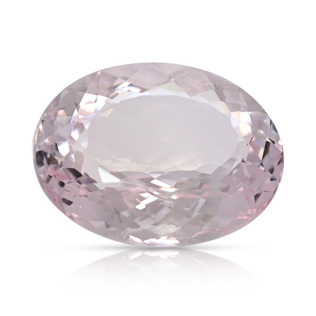 Radiant 8.70ct Oval Morganite Collector’s Gemstone