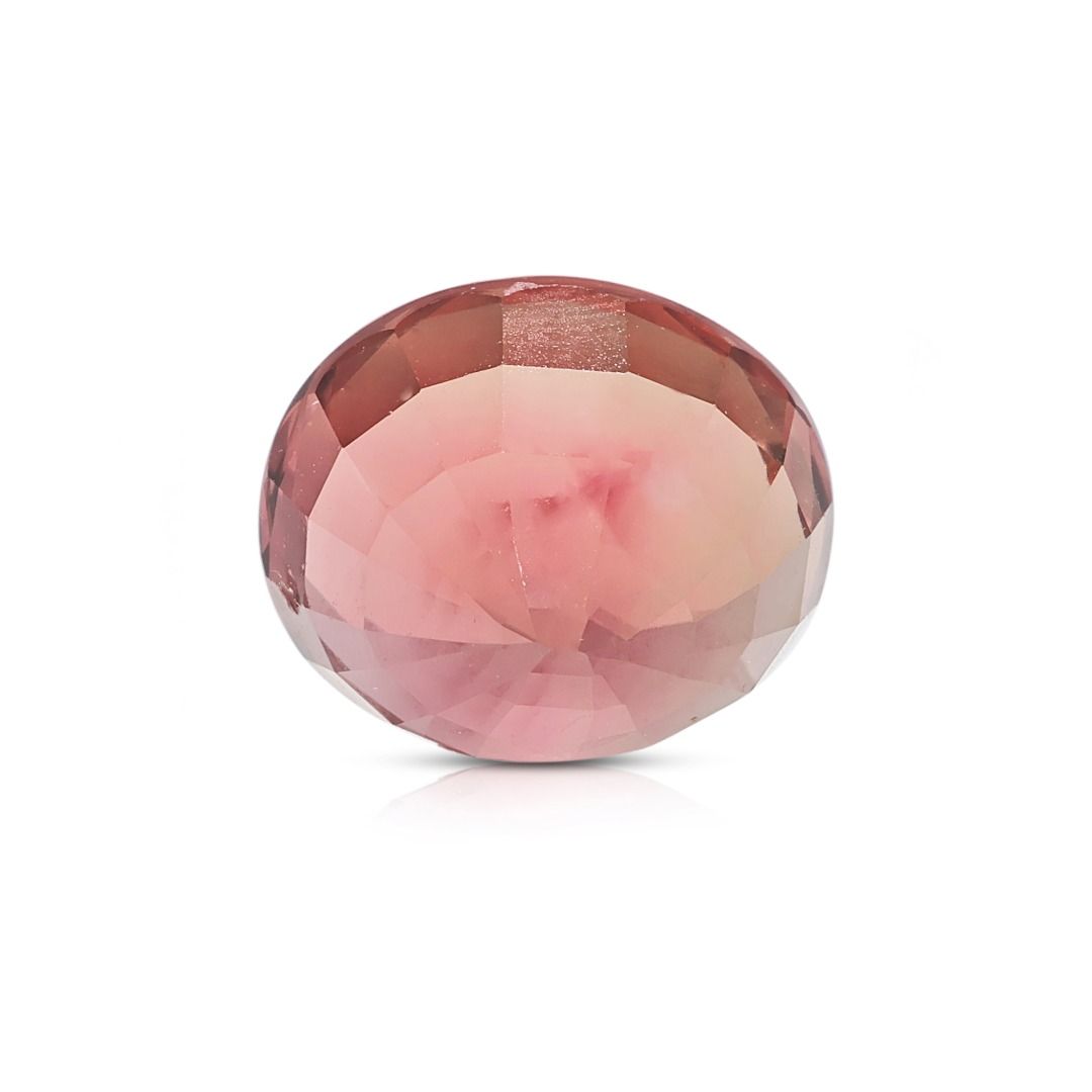 Rare 7.95ct Oval Brownish Purple Tourmaline Loose Gemstone with NGI Certificate