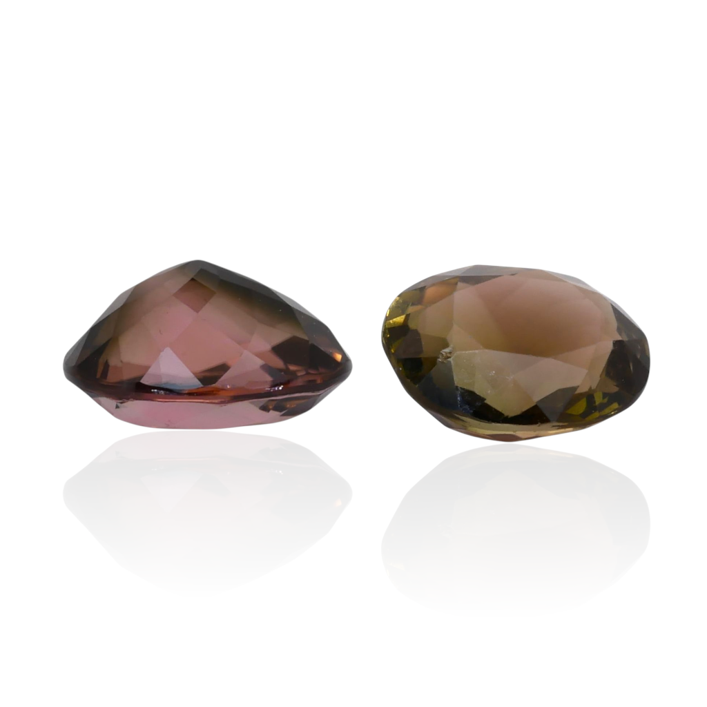 IGI Certified 5.17ct Pair of Oval-Shaped Tourmalines