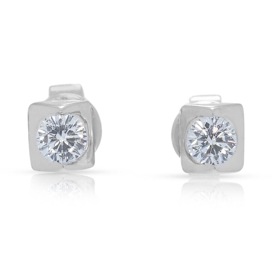 Soo Kee 0.26ct Diamond Studs in 18K White Gold
