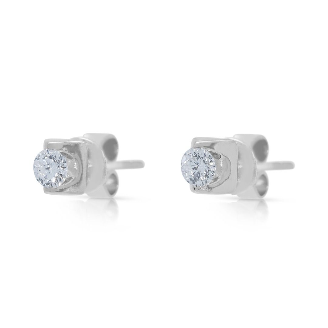 Soo Kee 0.26ct Diamond Studs in 18K White Gold