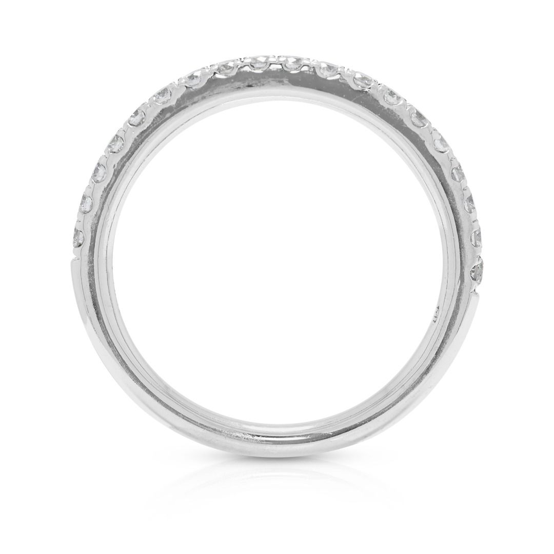 Eternal Glow 0.28ct Diamond Half-Eternity Ring in Platinum