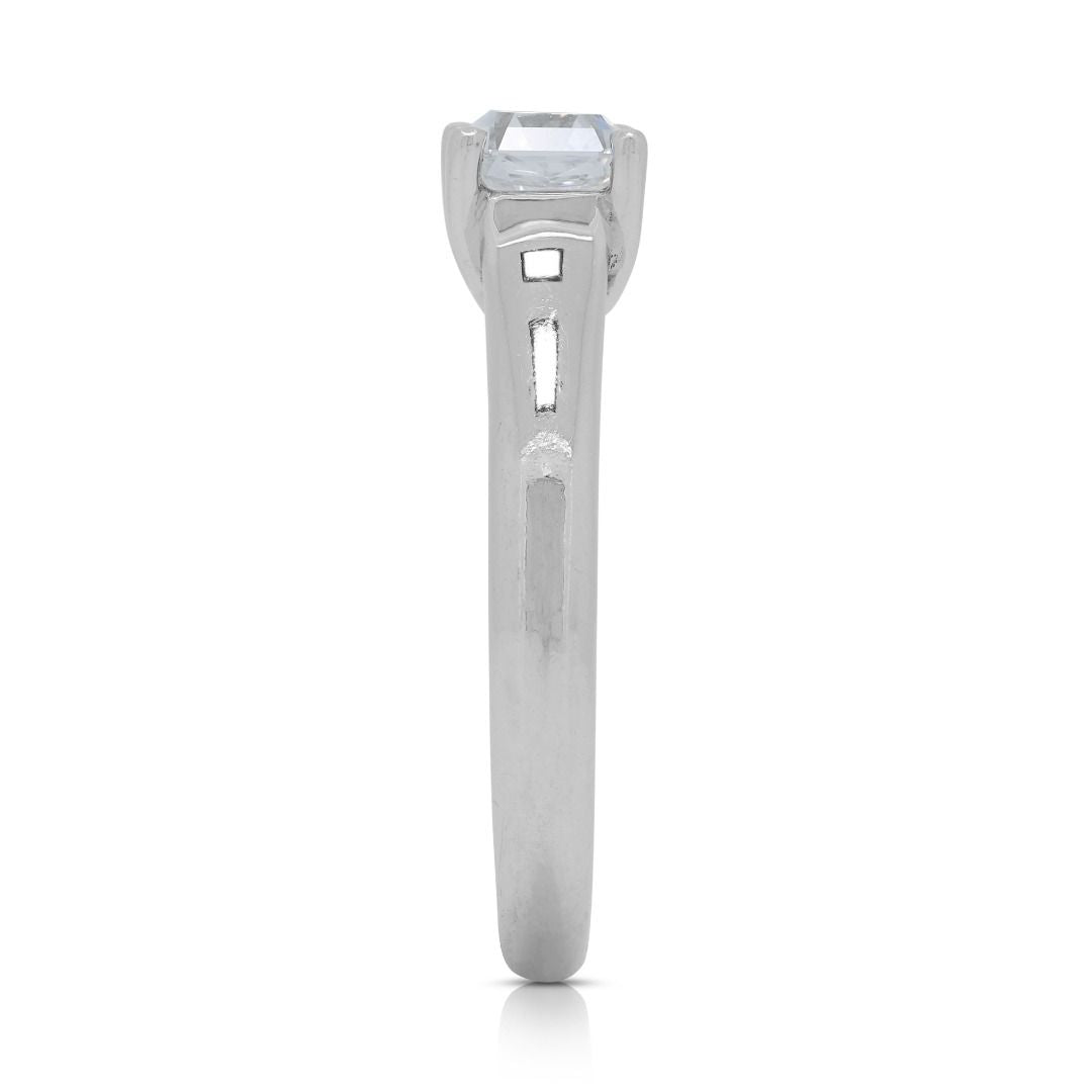 Stunning 0.52ct Natural Diamond Solitaire Ring in Platinum by Tiffany & Co. with Certificate