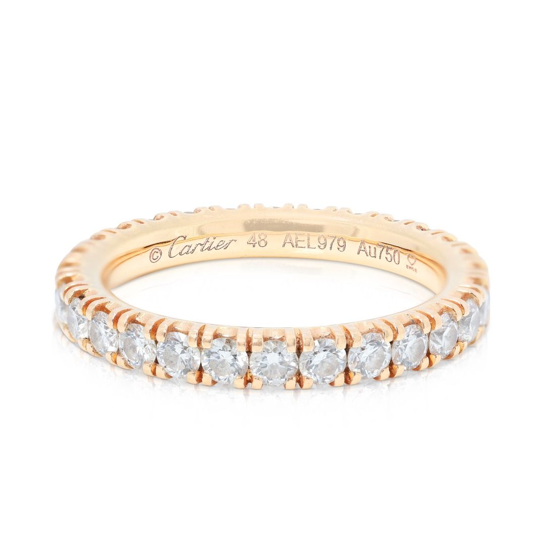 Stunning 0.7ct Round Brilliant Diamond Ring in 18K Yellow Gold