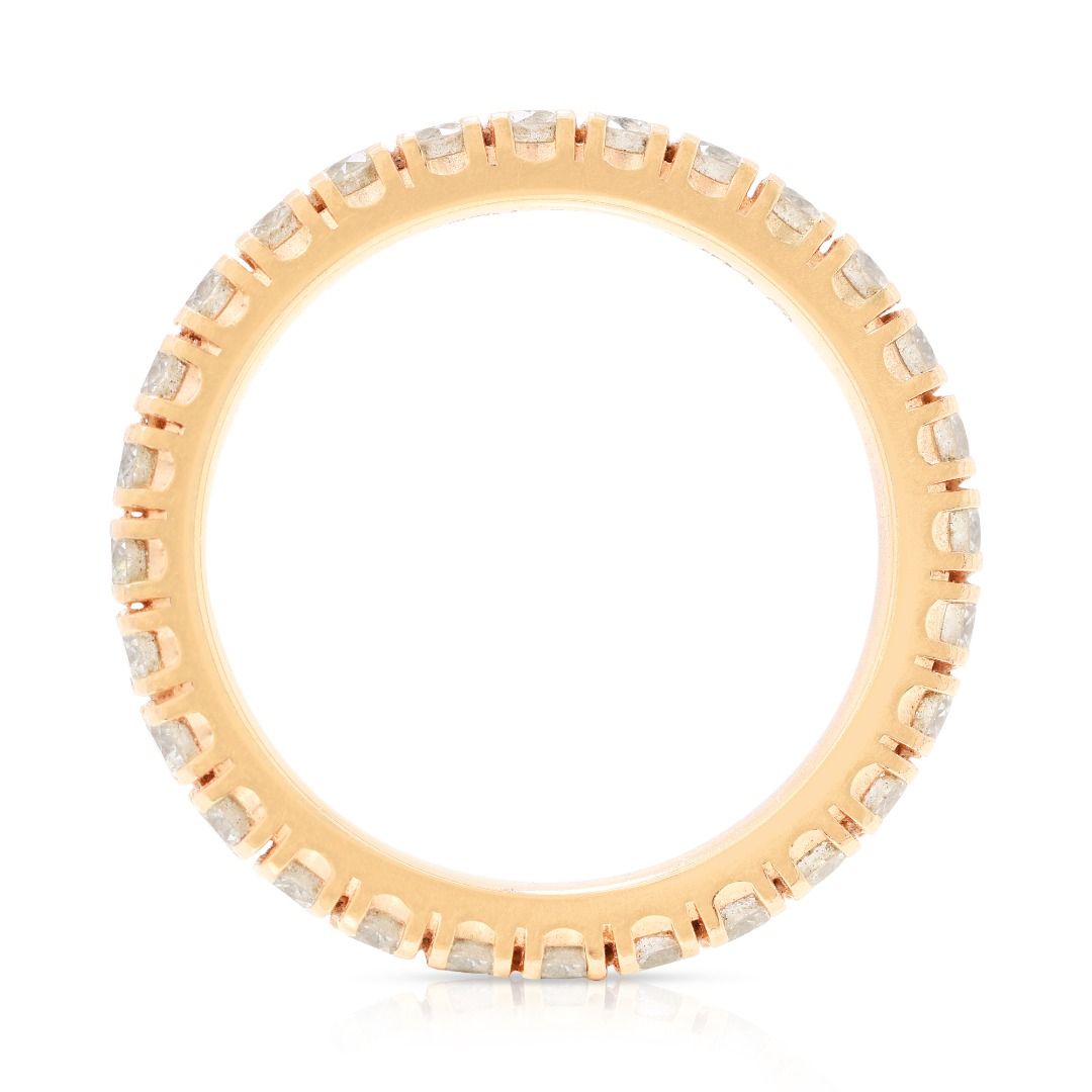 Stunning 0.7ct Round Brilliant Diamond Ring in 18K Yellow Gold