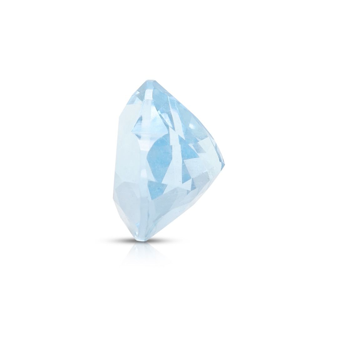 Stunning 4.68ct Heart Cut Natural Aquamarine Loose Gemstone- CGRL Certified