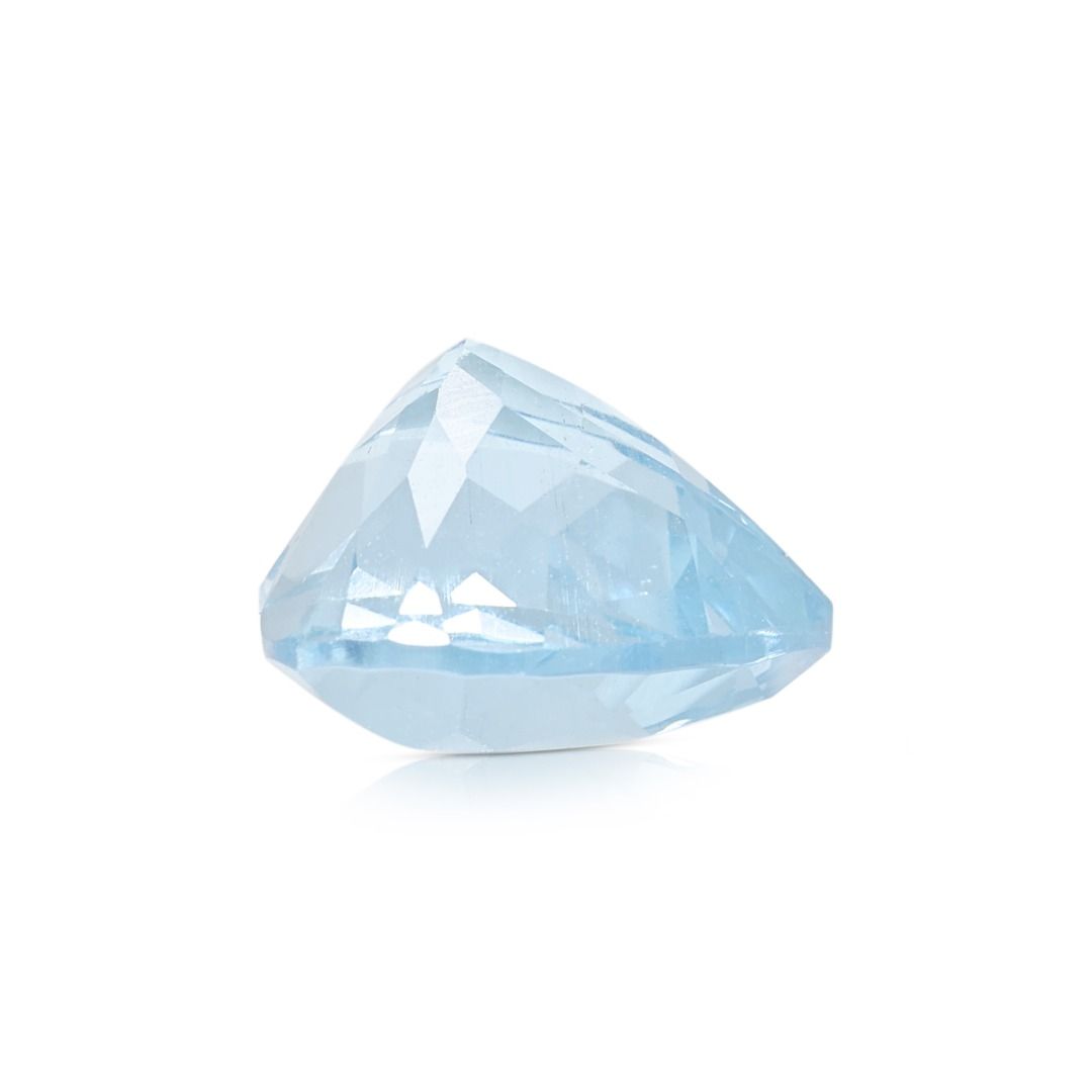 Stunning 4.68ct Heart Cut Natural Aquamarine Loose Gemstone- CGRL Certified