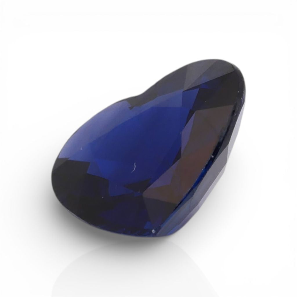 GIA Certified 2.36ct Heart-Shaped Sapphire Gemstone