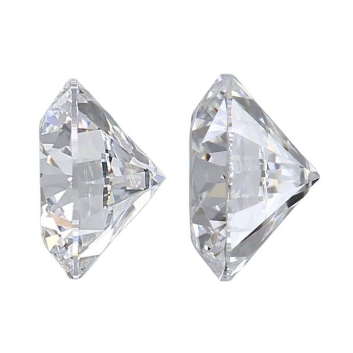 1.41 Carat GIA Certified Natural Diamond Pair