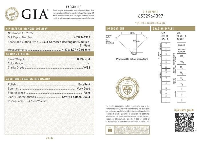 1.83 Carat GIA Certified 18K White Gold 5-Stone Ring