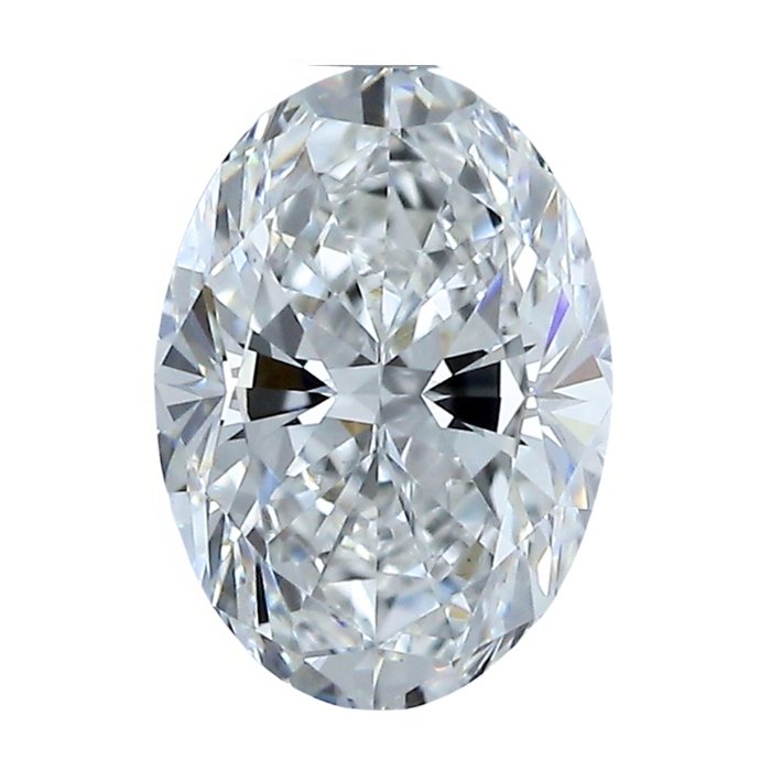 Brilliant 1.01ct Natural Oval-Shaped Diamond - IGI Certified