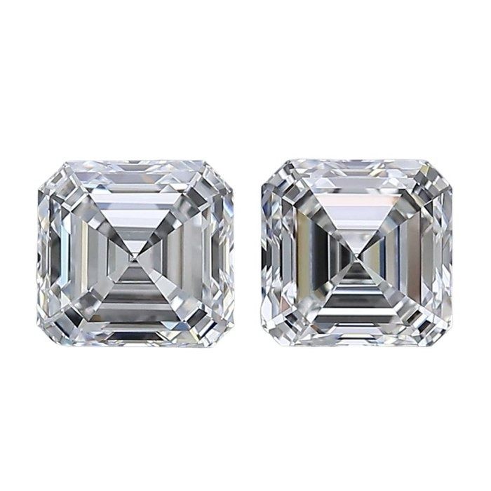 2.03 carat GIA Certified Natural Diamond Pair