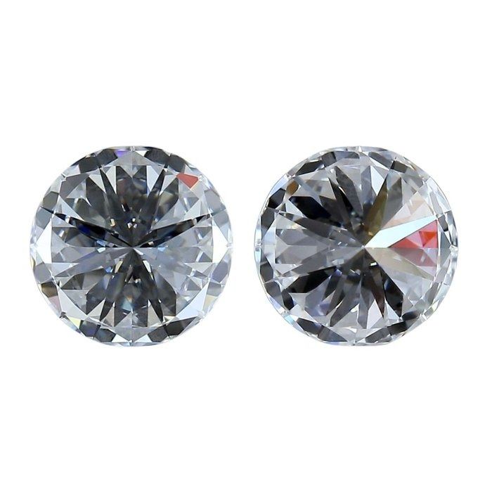2.50 Carat GIA Certified Natural Diamond Pair