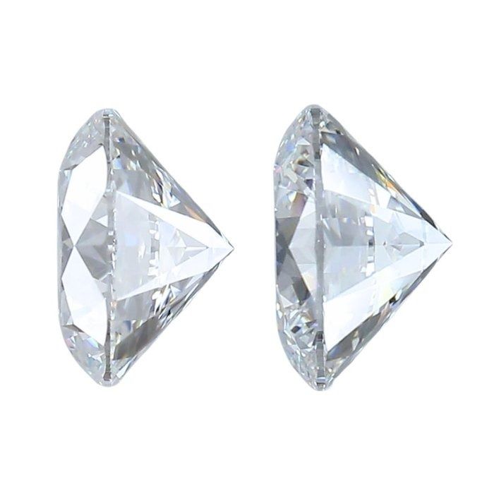 2.50 Carat GIA Certified Natural Diamond Pair