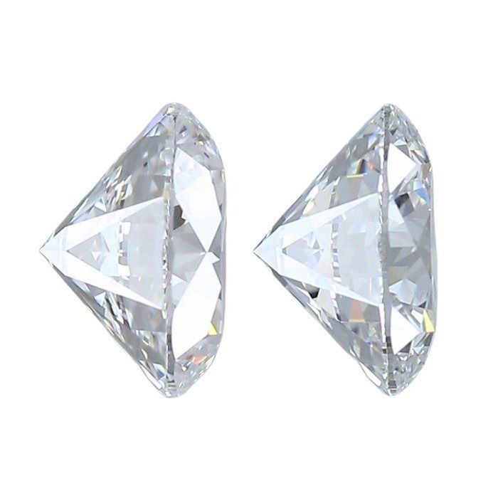 2.50 Carat GIA Certified Natural Diamond Pair