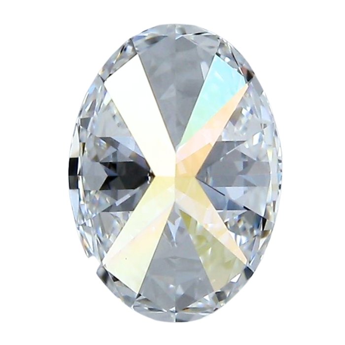 Brilliant 1.01ct Natural Oval-Shaped Diamond - IGI Certified