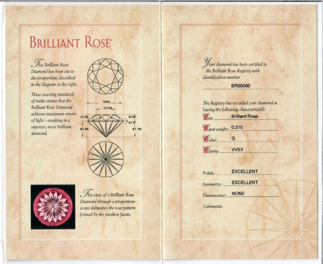 Brilliant 0.54ct Natural Diamond Stud Earrings in 18K White Gold (New-Unworn)