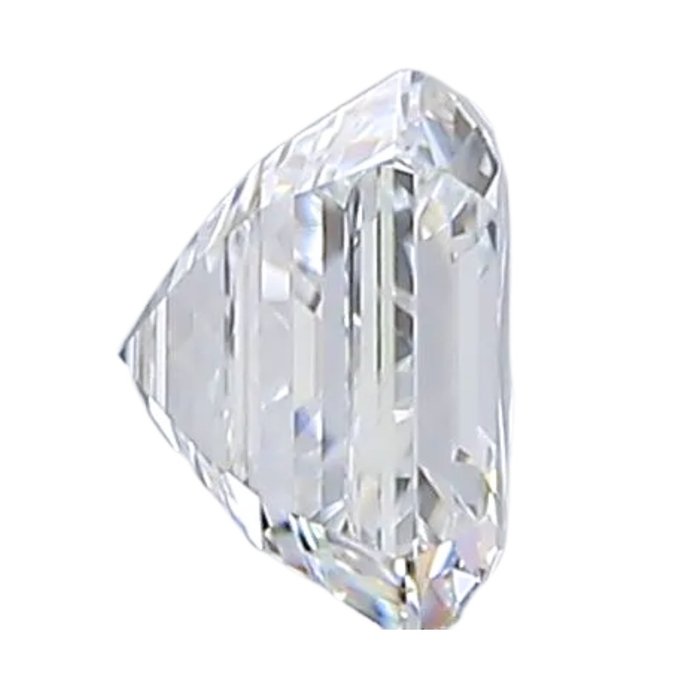 0.96 Carat IGI Certified Natural Square Emerald Cut Diamond