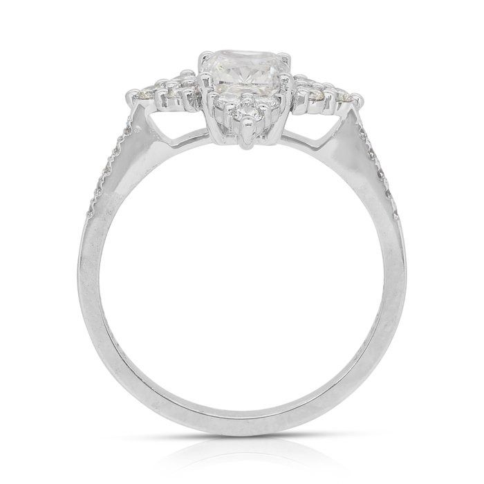 Dazzling 1.46ct Diamonds Ring in 18k White Gold
