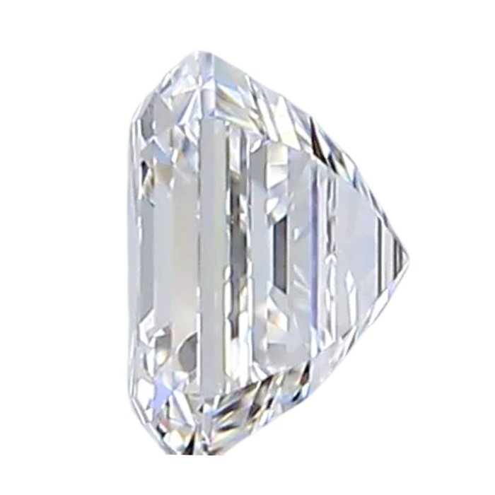0.96 Carat IGI Certified Natural Square Emerald Cut Diamond