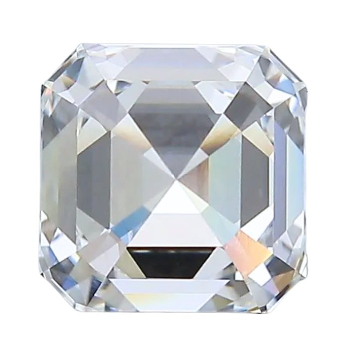 1.22 Carat IGI Certified Natural Square Emerald Cut Diamond