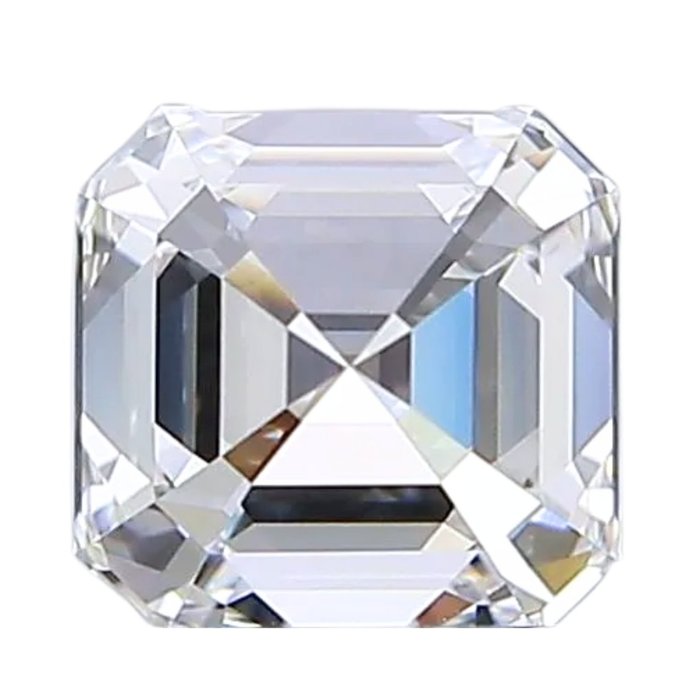 0.96 Carat IGI Certified Natural Square Emerald Cut Diamond