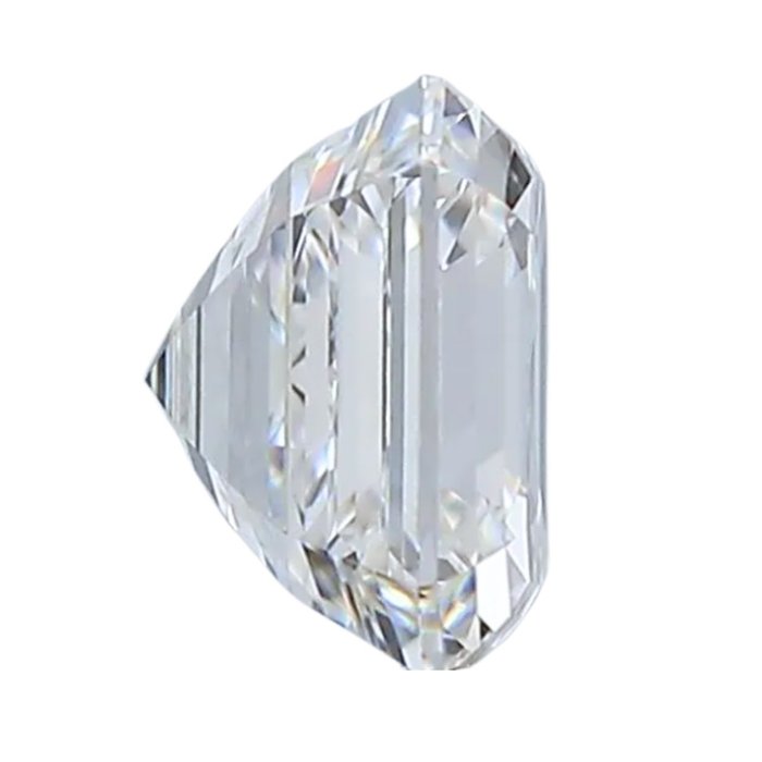 1.22 Carat IGI Certified Natural Square Emerald Cut Diamond