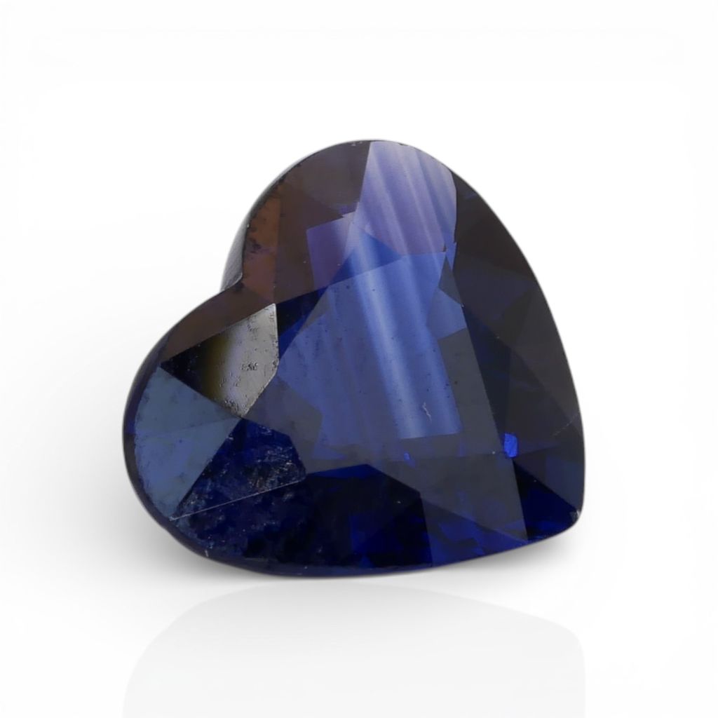 GIA Certified 2.36ct Heart-Shaped Sapphire Gemstone