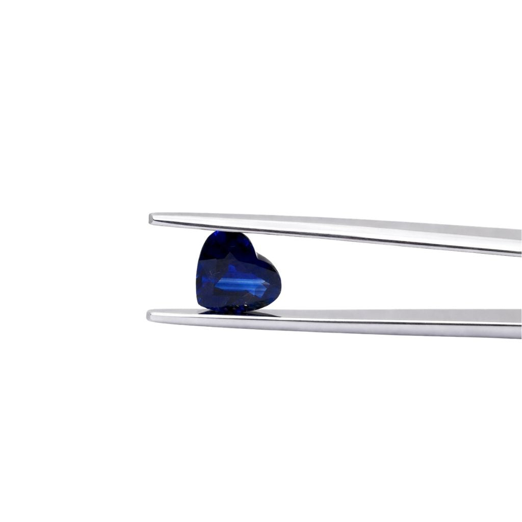 GIA Certified 2.36ct Heart-Shaped Sapphire Gemstone