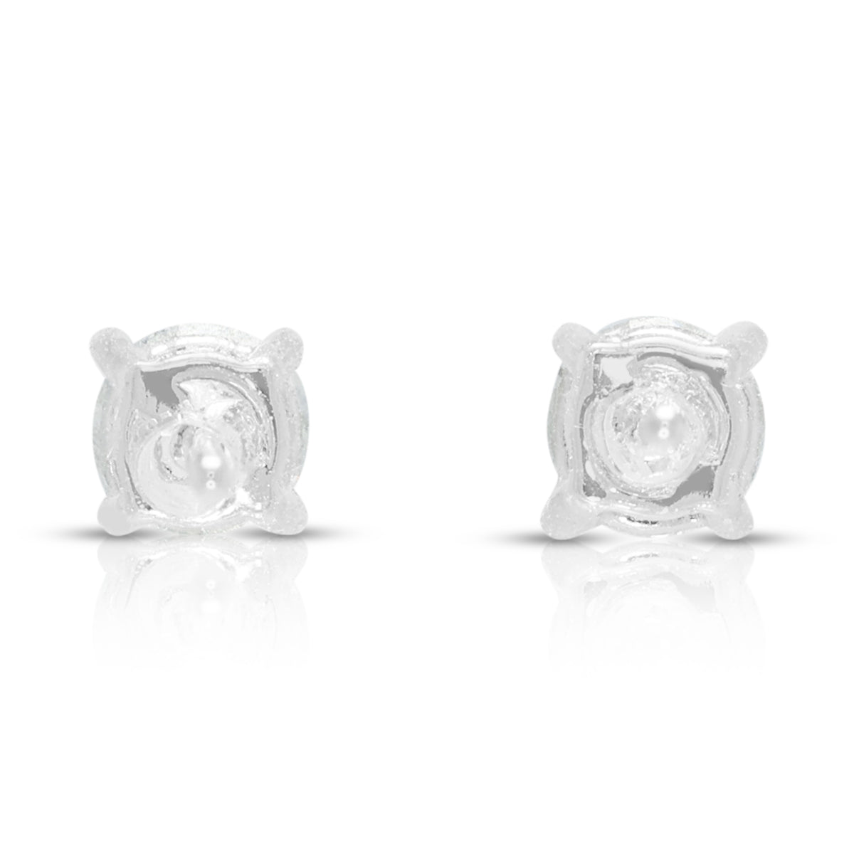 Classic 0.60ct Lab-Grown Diamond Stud Earrings in 10K White Gold