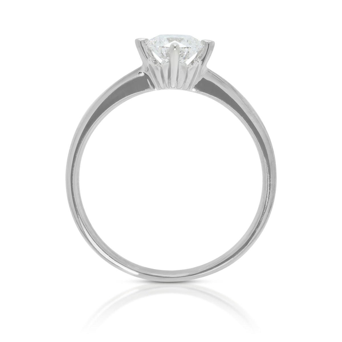 Classic 0.50ct Round Brilliant Natural Diamond Solitaire Ring in Platinum with GIA Certificate