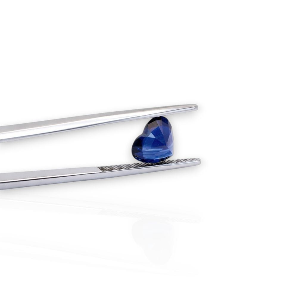 GIA Certified 2.36ct Heart-Shaped Sapphire Gemstone