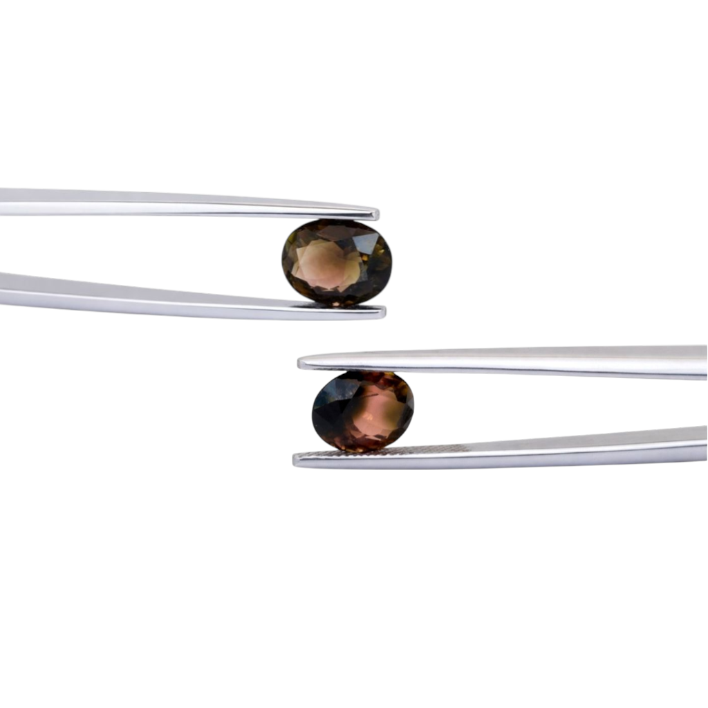 IGI Certified 5.17ct Pair of Oval-Shaped Tourmalines