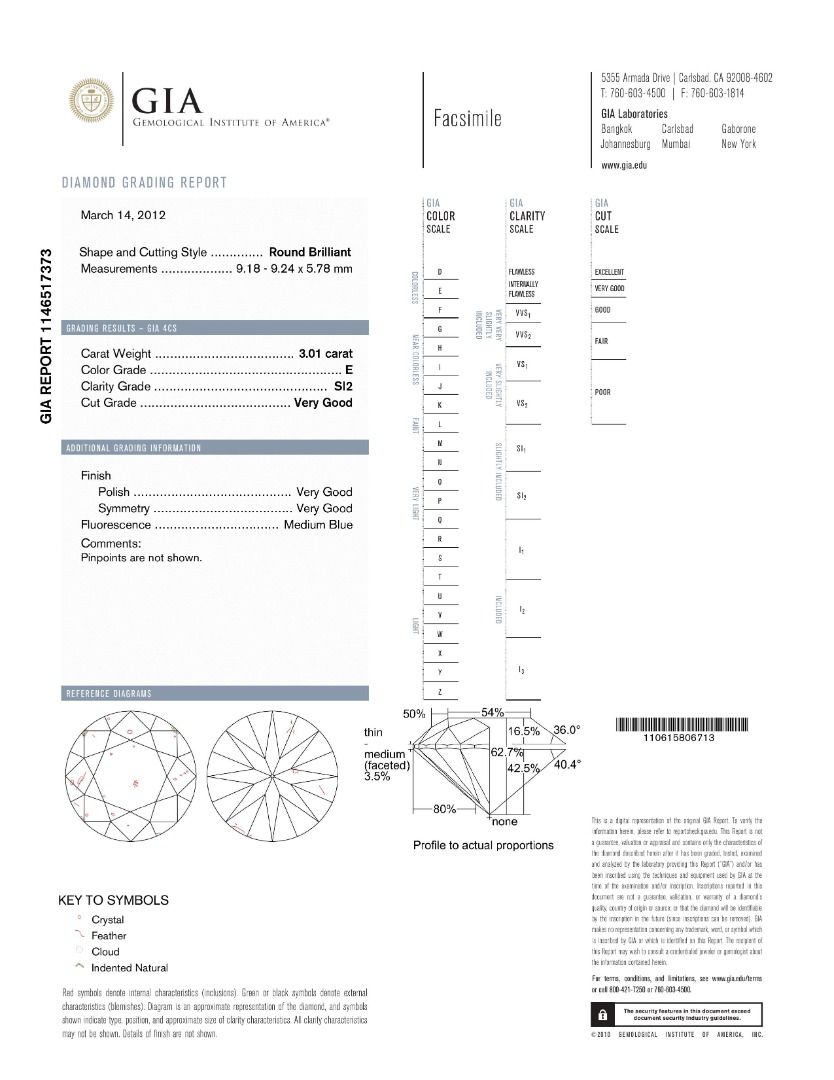 Breathtaking 6.02ct Natural Diamond Solitaire Stud Earrings in 18k White Gold - GIA Certified
