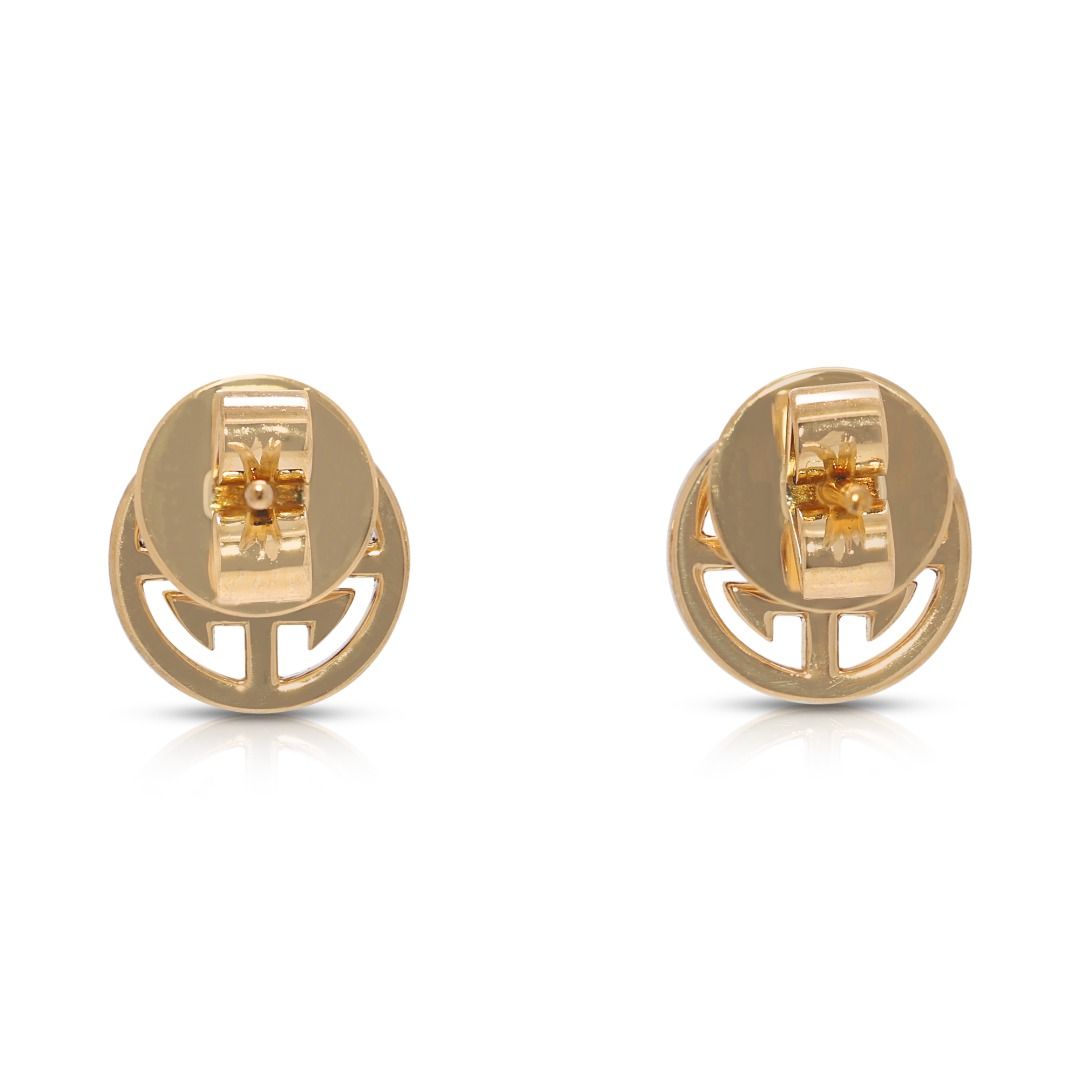 Captivating 0.48ct Natural Diamond Stud Earrings in 18K Rose Gold