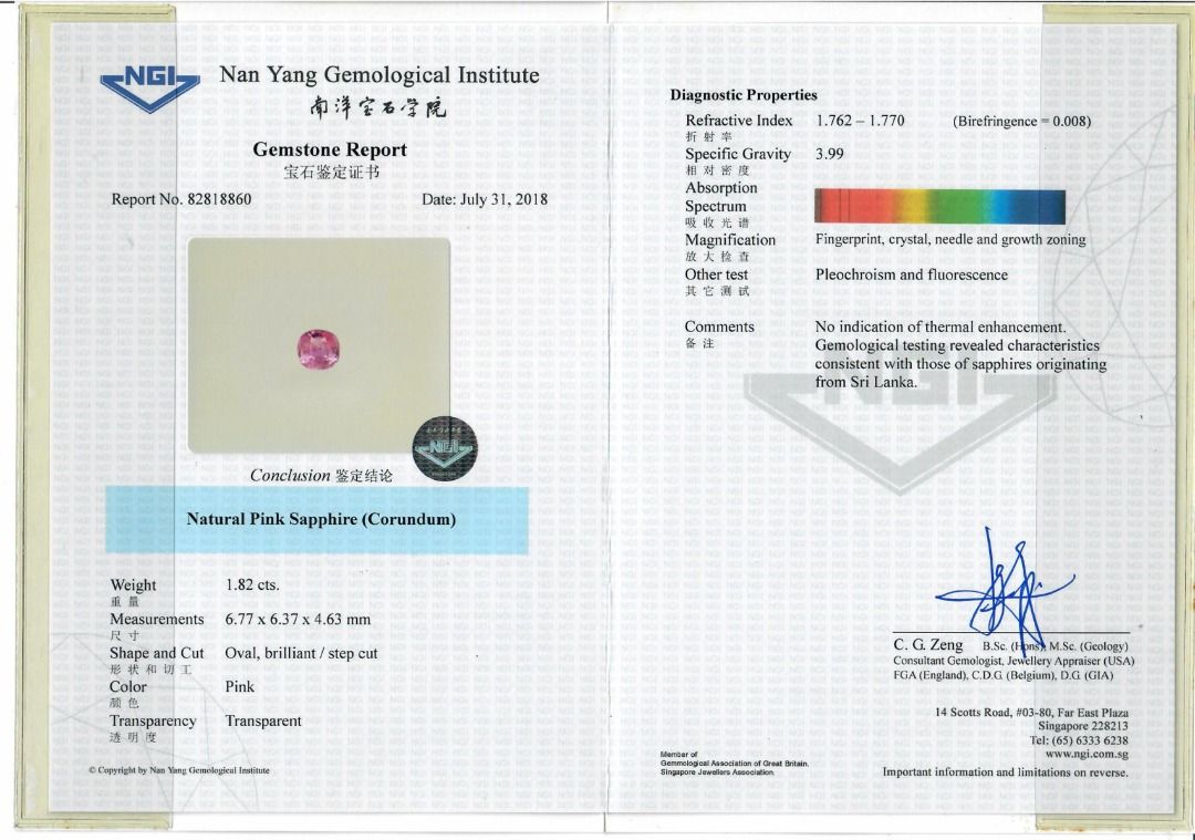 Captivating 2.02ct Pink Sapphire and Diamond Pave 18k White Gold Ring (New-Unworn)