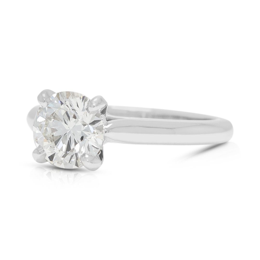 Cartier 1.07ct Natural Diamond Solitaire Ring with box in Platinum (New) - GIA Certified