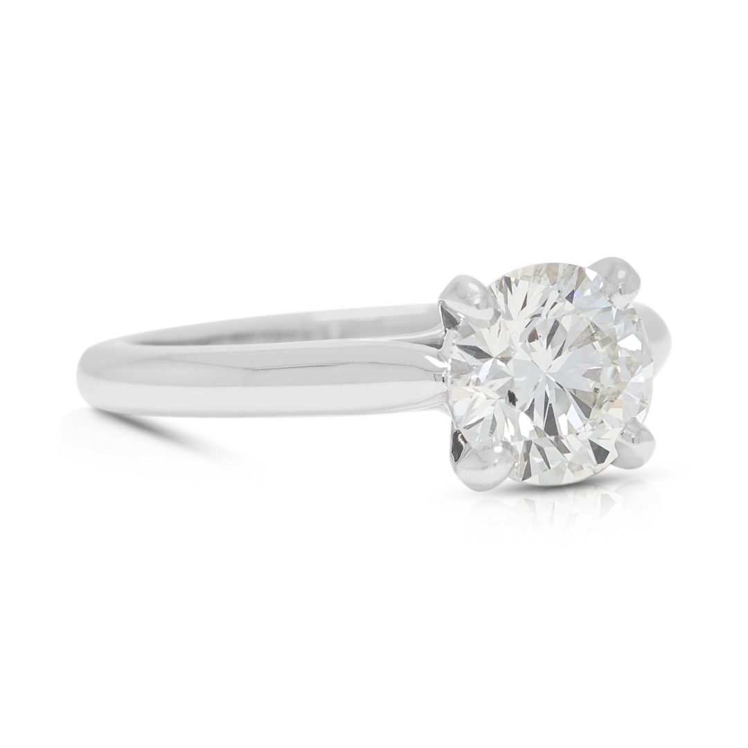 Cartier 1.07ct Natural Diamond Solitaire Ring with box in Platinum (New) - GIA Certified