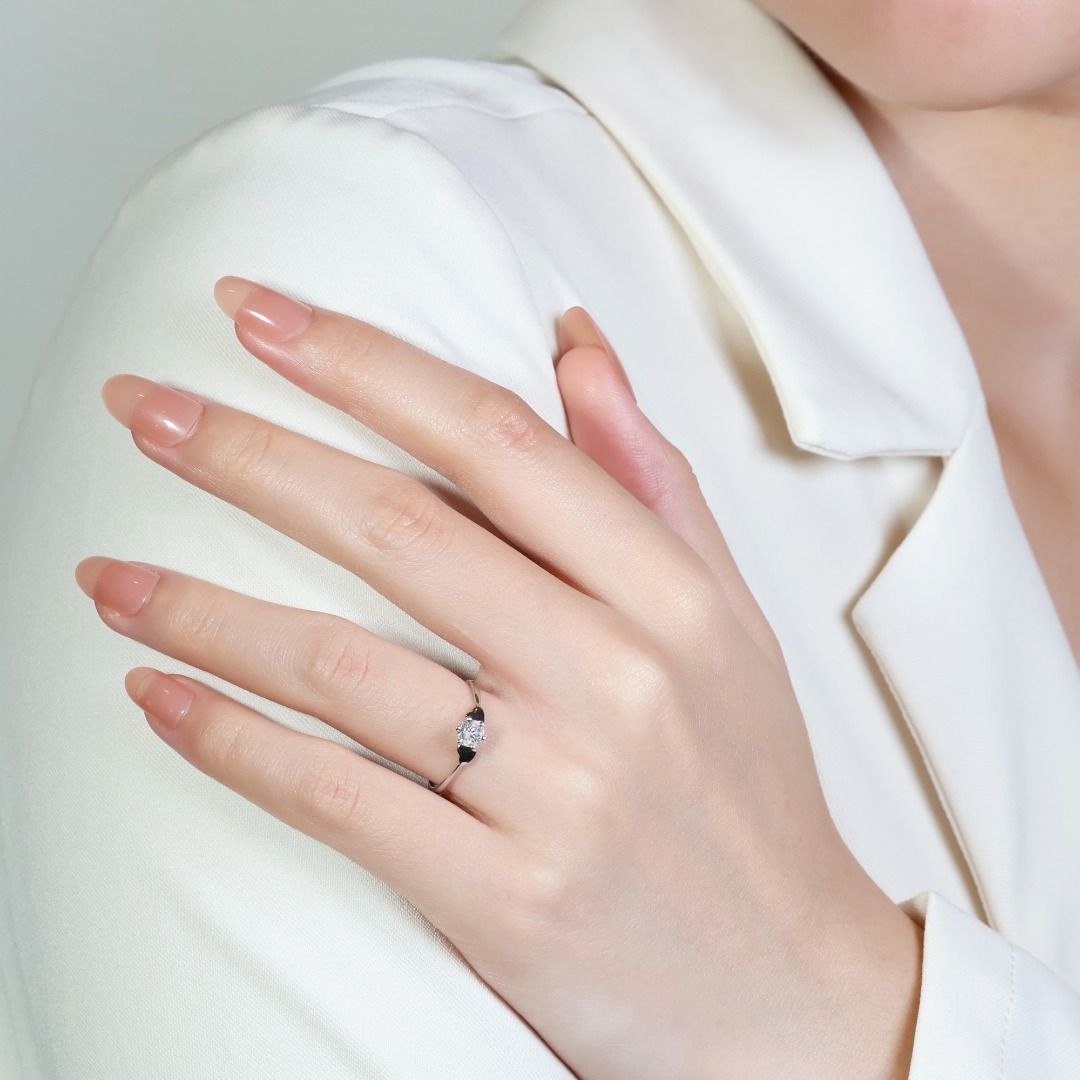 Classic 0.36ct Diamond Solitaire Ring in Platinum