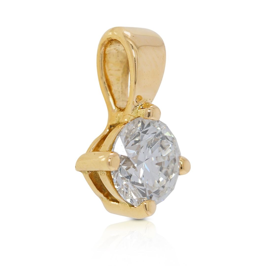 Classic 0.50ct Round Brilliant Solitaire Diamond Pendant - IGI Certificate