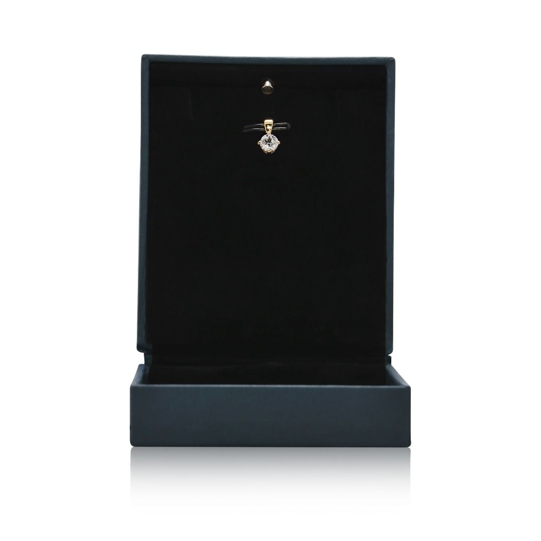 Classic 0.50ct Round Brilliant Solitaire Diamond Pendant - IGI Certificate